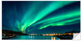 Wall sticker Northern Lights in Northern Norway