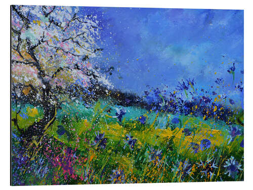 Tableau en aluminium Prairie de printemps I