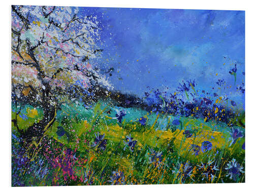 Foam board print Spring meadow I