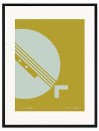 Gerahmter Kunstdruck N is for Ninja