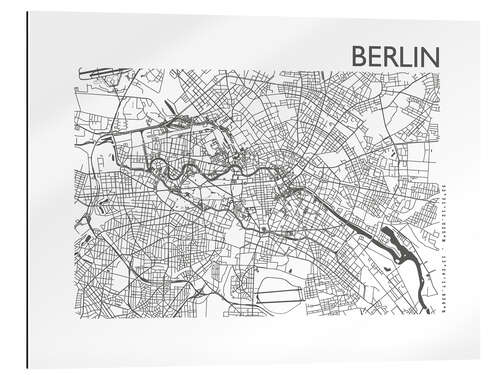 Galleritryck City map of Berlin VII