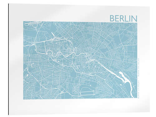 Gallery print City map of Berlin V