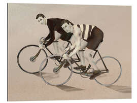 Gallery print twin cyclists