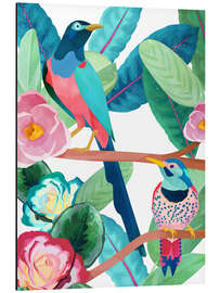 Aluminium print Birds of spring