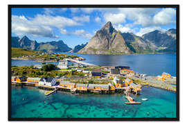 Gerahmter Kunstdruck Sakrisøya