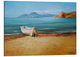 Magnettafel Ein warmer Tag am Strand