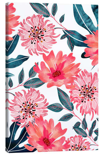 Canvas print Flowered