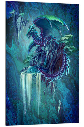 Aluminium print The Dragon's Waterfall