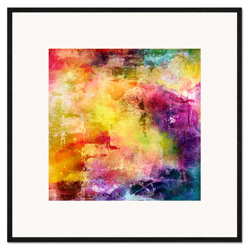 Framed art print Abstrakt Nr  140
