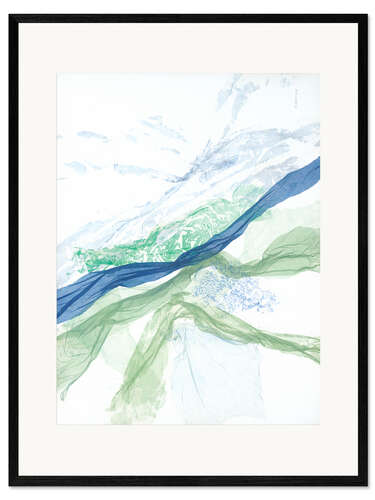 Framed art print Beach view