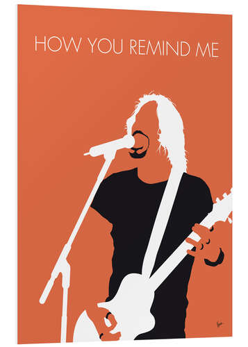 Foam board print Nickelback - How You Remind Me