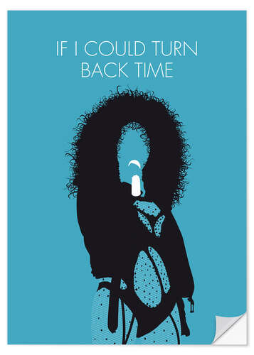 Wall sticker Cher - If I Could Turn Back Time