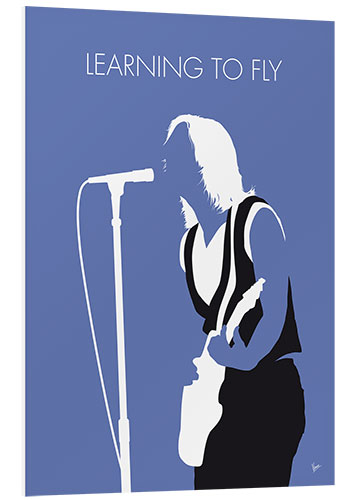 Foam board print Tom Petty - Learning To Fly