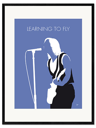 Plakat artystyczny premium w ramie Tom Petty - Learning To Fly