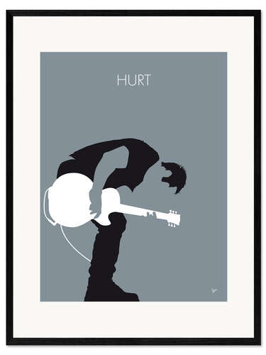 Ingelijste kunstdruk Nine Inch Nails - Hurt