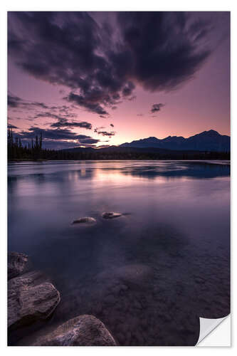 Sticker mural Athabasca River