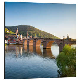 Magnettafel Heidelberg Alte Brücke im Frühling, Baden-Württemberg, Deutschland