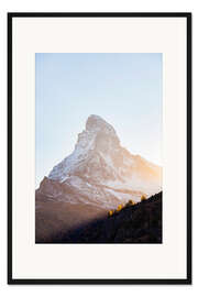 Gerahmter Kunstdruck Matterhorn in der Schweiz II