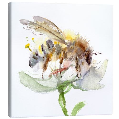 Canvas print Honey bee