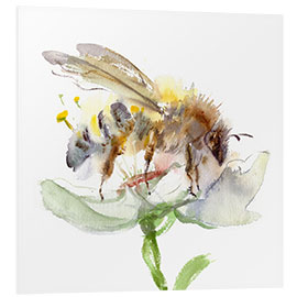 Foam board print Honey bee