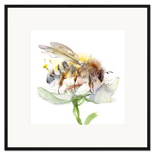 Impression artistique encadrée Abeille