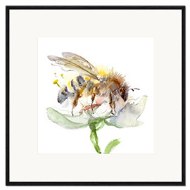 Impression artistique encadrée Abeille
