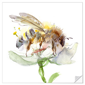 Muursticker Honey bee