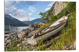 Tableau en plexi-alu Idyll at the fjord