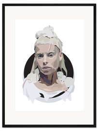 Gerahmter Kunstdruck Yolandi