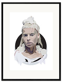 Gerahmter Kunstdruck Yolandi