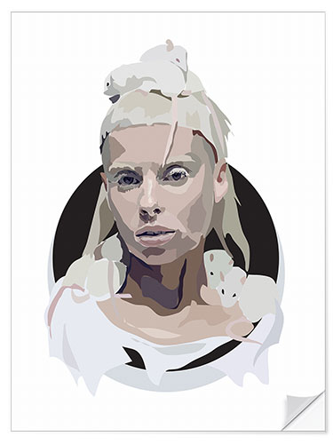 Sticker mural Yolandi