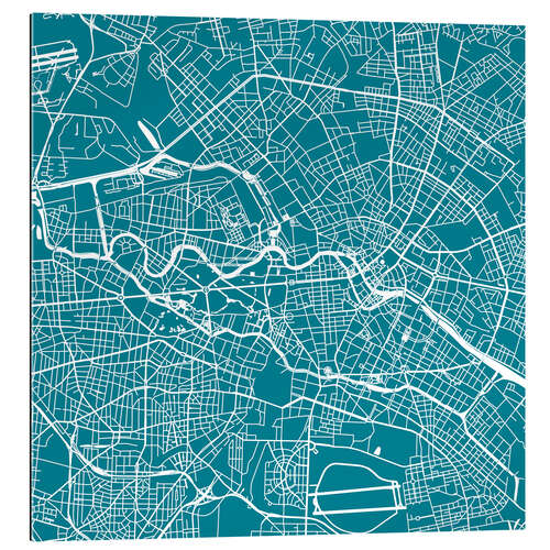 Gallery print City map of Berlin IV