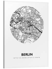 Magnettafel Stadtplan von Berlin III