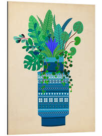 Quadro em alumínio Big Bitossi vase with greenery