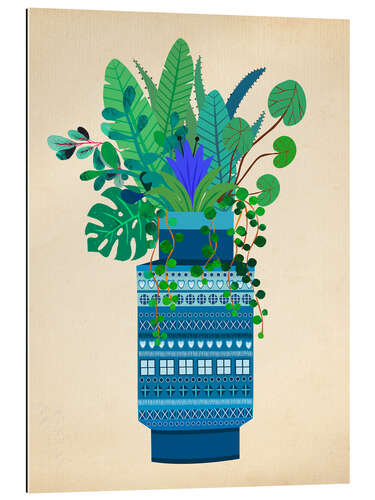 Gallery print Big Bitossi vase with greenery