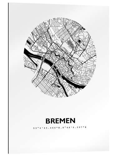 Gallery print City map of Bremen IV