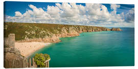 Obraz na płótnie Cornwall   Porthcurno Beach