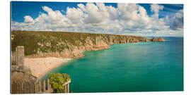 Galleritryk Cornwall   Porthcurno Beach