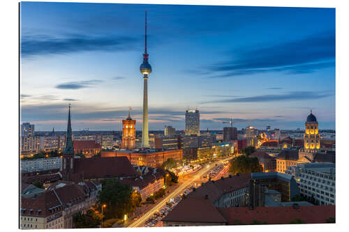 Gallery Print Berlin Skyline Sonnenuntergang