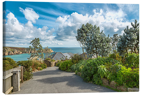 Leinwandbild Mediterranes Cornwall   Minack Theatre