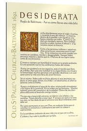 Gallery print Desiderata (Spanish) II