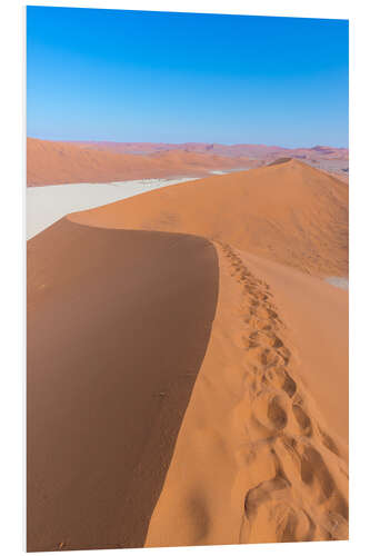 Foam board print Sand dunes and blue sky at Sossusvlei, Namib desert, Namibia