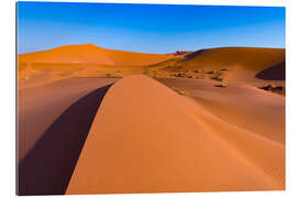 Gallery Print Sanddünen und blauer Himmel bei Sossusvlei, Namibische Wüste, Namibia