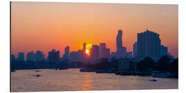 Aluminiumtavla Bangkok Skyline at Sunrise, Thailand I