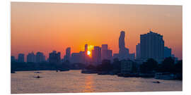 Foam board print Bangkok Skyline at Sunrise, Thailand I