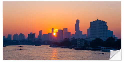 Sisustustarra Bangkok Skyline at Sunrise, Thailand I