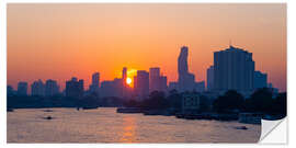 Naklejka na ścianę Bangkok Skyline at Sunrise, Thailand I