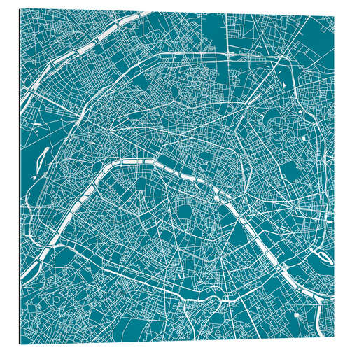 Gallery print City map of Paris VII