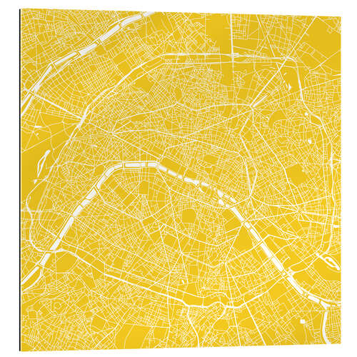 Gallery print City map of Paris I