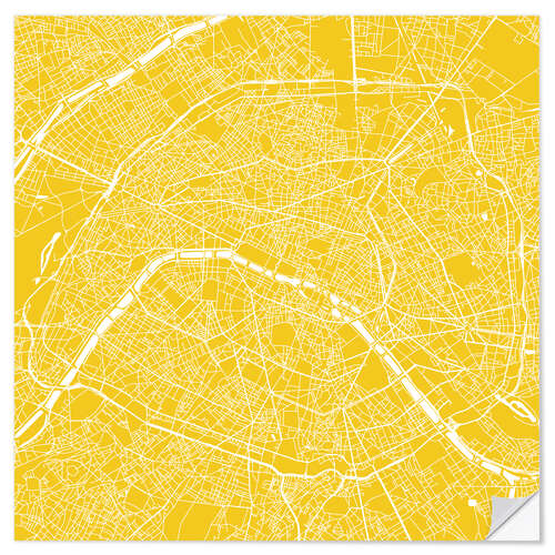 Sisustustarra City map of Paris I